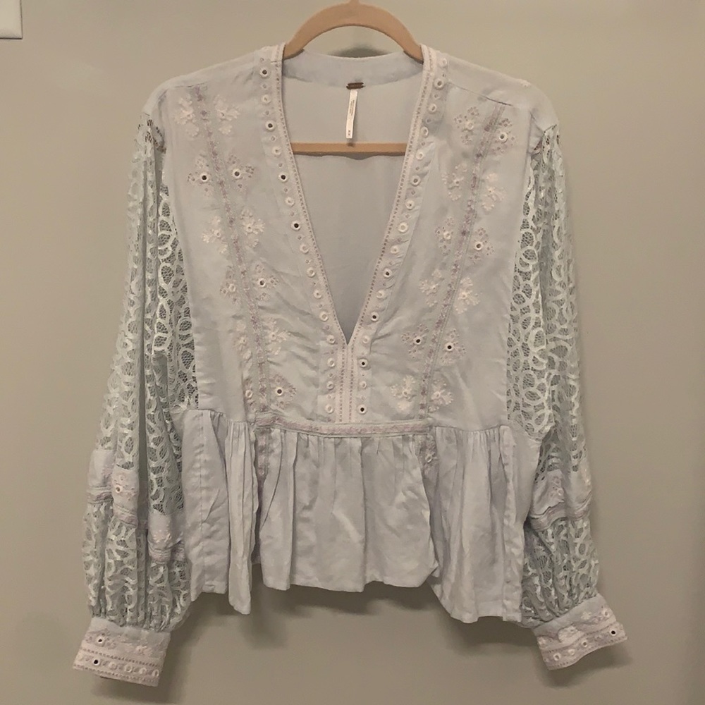 Free people long sleeve shirt